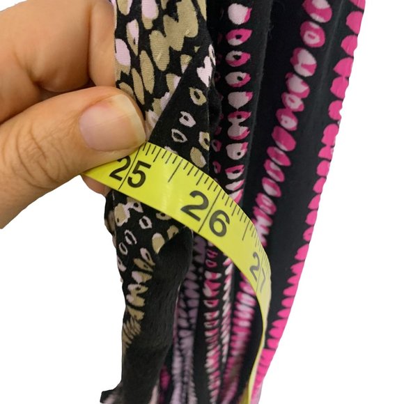 Maeve Long Sleeve Black Multicolor Partial Button Up Top XL - Picture 5 of 7